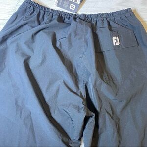 FootJoy FJ DryJoys Golf Rain Pants Black Waterproof Windproof Womens 2XL NWT!